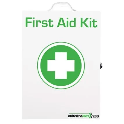 First Aid Kit for Wounds. Burns. CPR. and Eye Injury with Medications - 150 People. Class B. 951 PCS. Metal Cabinet