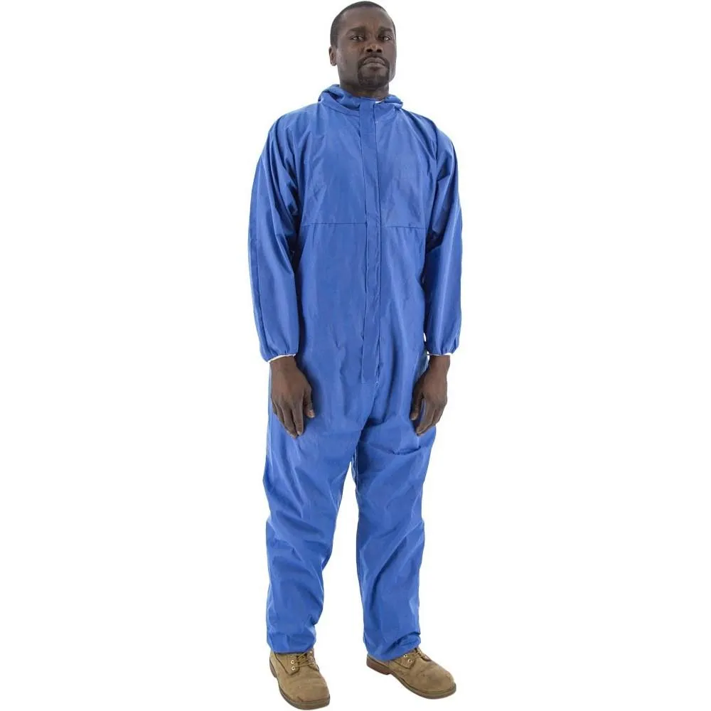Flame Resistant (FR) SMS Anti-Static Coveralls in 3 Styles (PK 25) - Majestic BlazeTEX