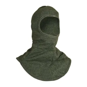 FR Balaclava - Arc Flash. Double Layer Hood and Bib. Half Face Opening
