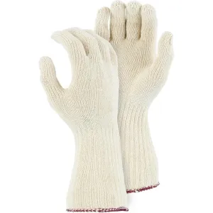 Glove Liner with Extra Long Cuff - Cotton String Knit (12 Pairs)