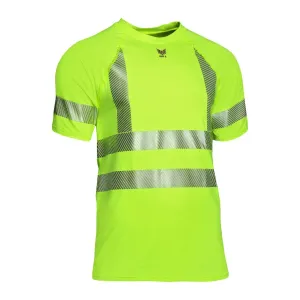 Hi Vis FR T-Shirt - CAT 1 Arc Flash. Short Sleeve