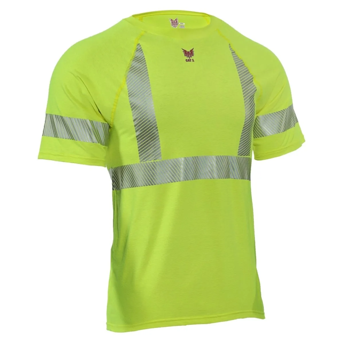 Hi Vis FR T-Shirt - CAT 1 Arc Flash. Short Sleeve