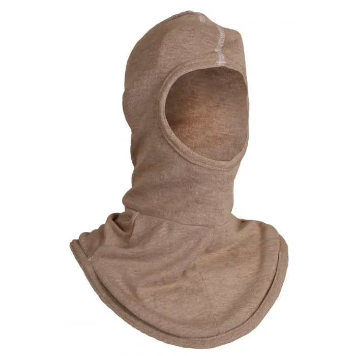 High Heat Balaclava - FR. Lightweight. Double Layer PBI Knit Hood. Single Layer Bib. Full Face Opening