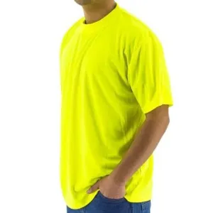High Visibility Birdseye Mesh Site Safety Shirt - Long or Short Sleeve Shirt