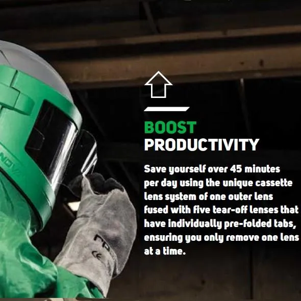Inner. Outer. & Disposable Lenses for RPB Nova 3 Abrasive Blasting Helmet