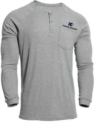 Knoblesdorff Logo - DRIFIRE Helix FR Long Sleeve Henley