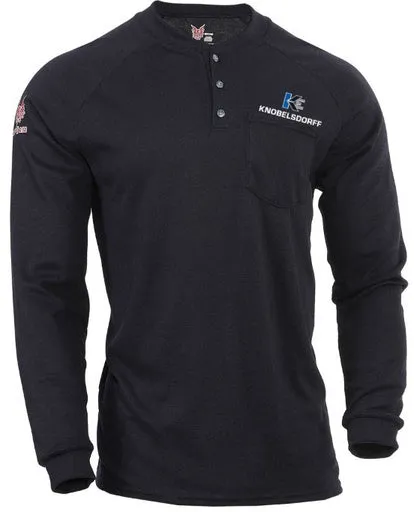 Knoblesdorff Logo - DRIFIRE Helix FR Long Sleeve Henley