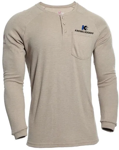 Knoblesdorff Logo - DRIFIRE Helix FR Long Sleeve Henley