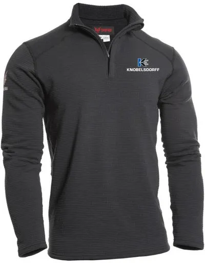 Knoblesdorff Logo - DRIFIRE Men's Power Grid FR 1/4 Zip - Black
