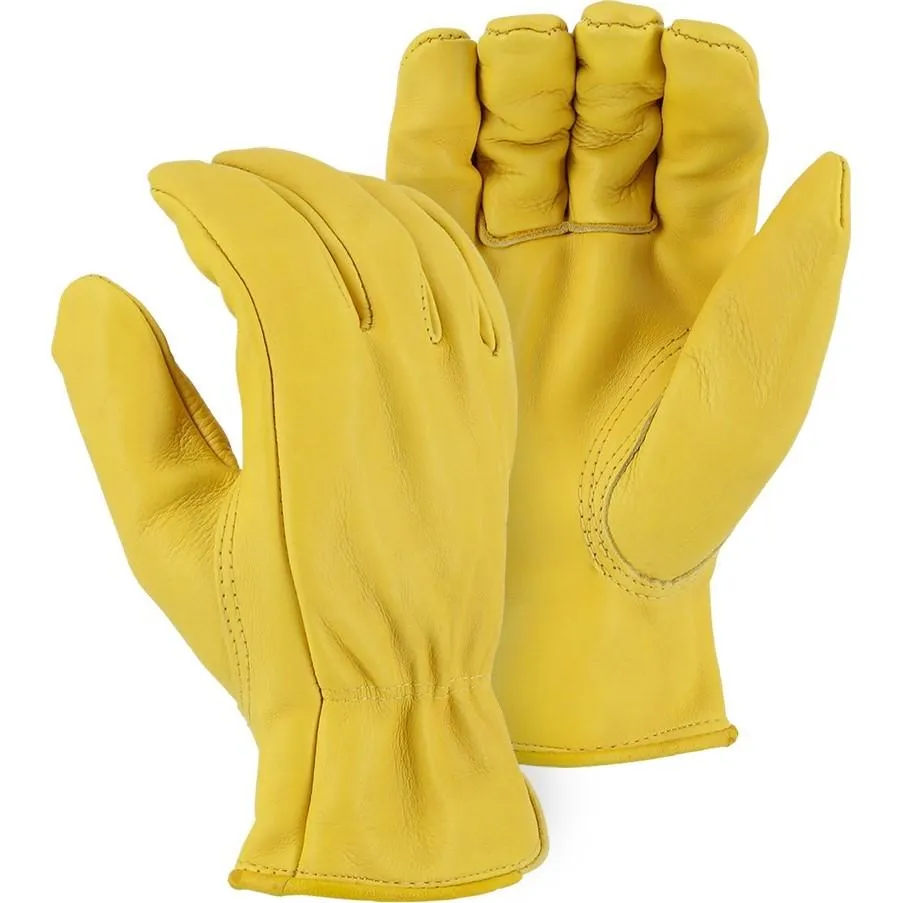Leather Drivers Glove - Gunn. Keystone. Shirred Back (PK 12 Pairs)