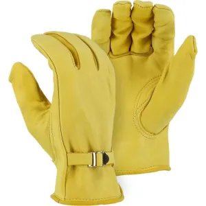Leather Drivers Glove - Keystone. Metal Buckle Strap (PK 12 Pairs)