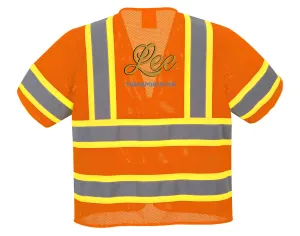 Lee Transportation Logo - US383 Augusta Sleeved Hi-Vis Vest - Portwest