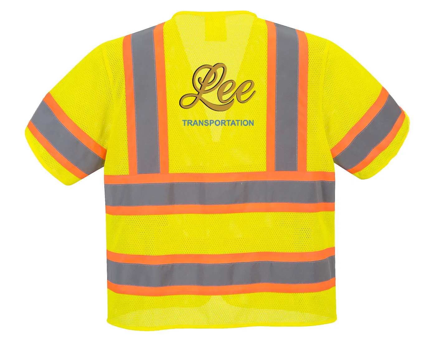 Lee Transportation Logo - US383 Augusta Sleeved Hi-Vis Vest - Portwest