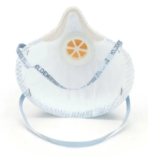N95 Particulate Respirators - Exhale Valve. 4-Point Staple Attachment (PK 10 Respirators) - Moldex