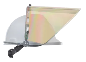 NSA Gold Extreme Heat Faceshield With Universal Metal Bracket