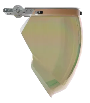 NSA Gold XTR Extreme Heat Faceshield With Universal Metal Bracket