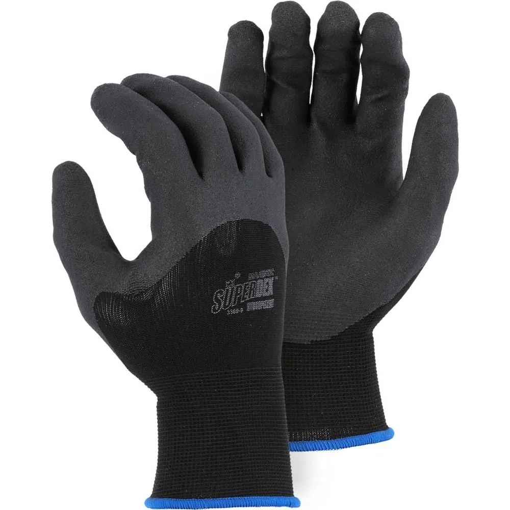 Nylon Glove with PVC 3/4 Dip. Hydrorepellent Coat (PK 12 Pairs) - Majestic