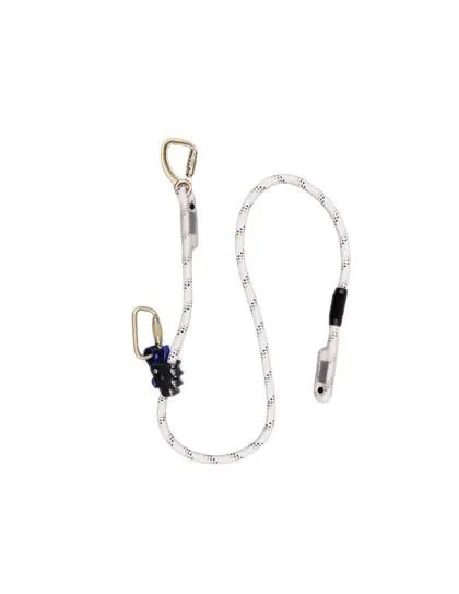 Positioning Rope Lanyards - 6 or 8 ft.. Adjustable. Rope Grab. Select Connectors