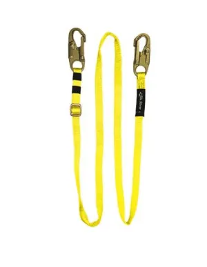 Positioning Web Lanyard - 6 or 10 ft. Adjustable. Snap Hooks
