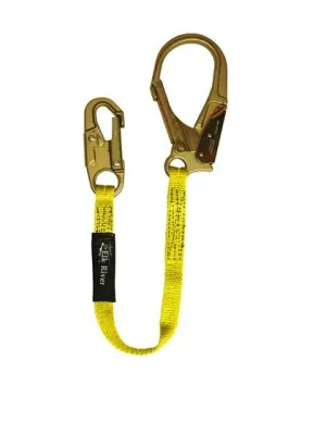 Positioning Web Lanyards - 3. 4 or 6 ft. with Snap Hook   Rebar Hooks