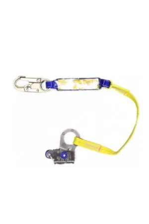 Rope Grab - 1/2 in. Grab. 3 ft. EA Lanyard. Snap Hook