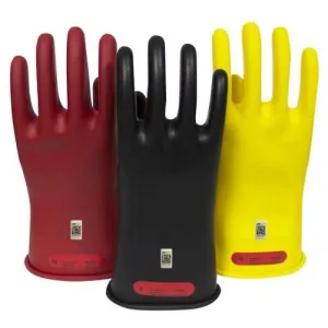 Rubber Voltage Gloves - Class 00 Yellow. Red. or Black - ArcGuard
