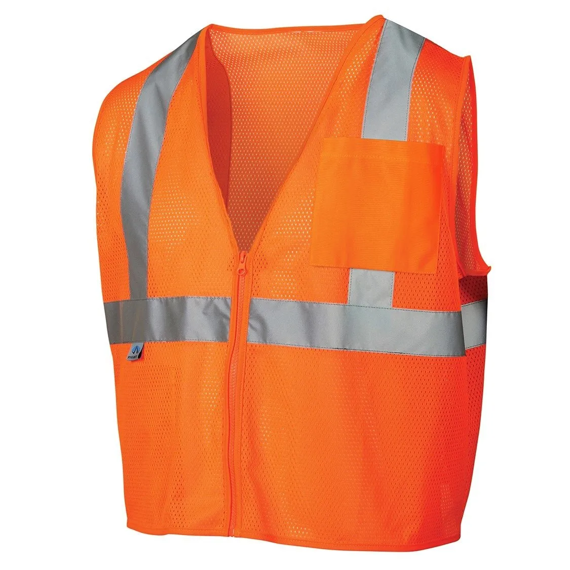 RVZ21 Hi Vis Mesh Vest - ANSI 2. Type R. Zipper