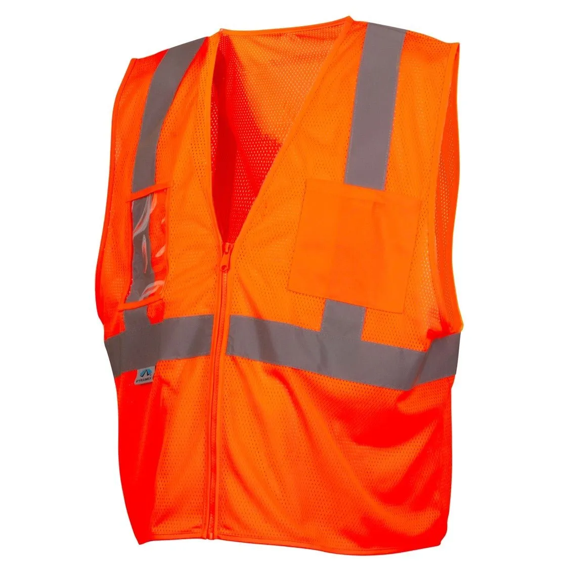 RVZ21 Hi Vis Mesh Vest - ANSI 2. Type R. Zipper