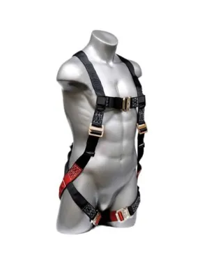 Safety Harness - 1 Steel D-Ring. Quick Connect. Mating. or Tongue Buckles - Freedom Flex Series Fall Arrest