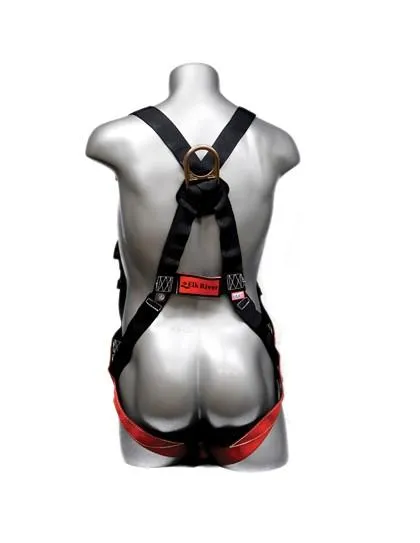 Safety Harness - 1 Steel D-Ring. Quick Connect. Mating. or Tongue Buckles - Freedom Flex Series Fall Arrest