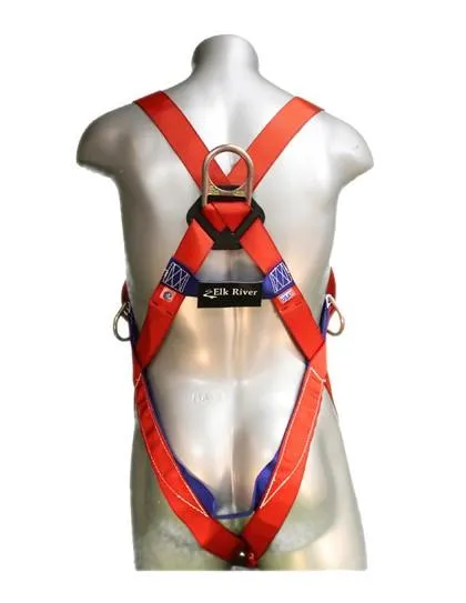 Safety Harness - 3 Steel Rings (Back & Hips). Mating Buckles - Freedom Series Fall Arrest