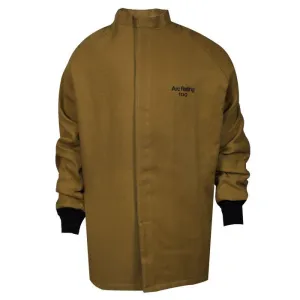 Short Arc Flash Coat - Fire and Arc Flash Resistant. FR Hook & Loop Closure. Knit Wrist Cuffs. 100 Cal - National Safety Apparel