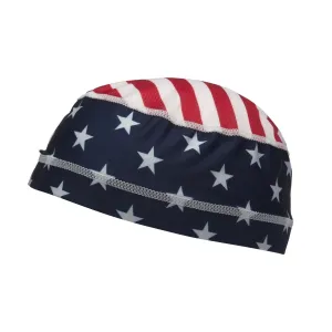 Skull Cap Helmet Liner - Moisture Wicking. Traps Sweat