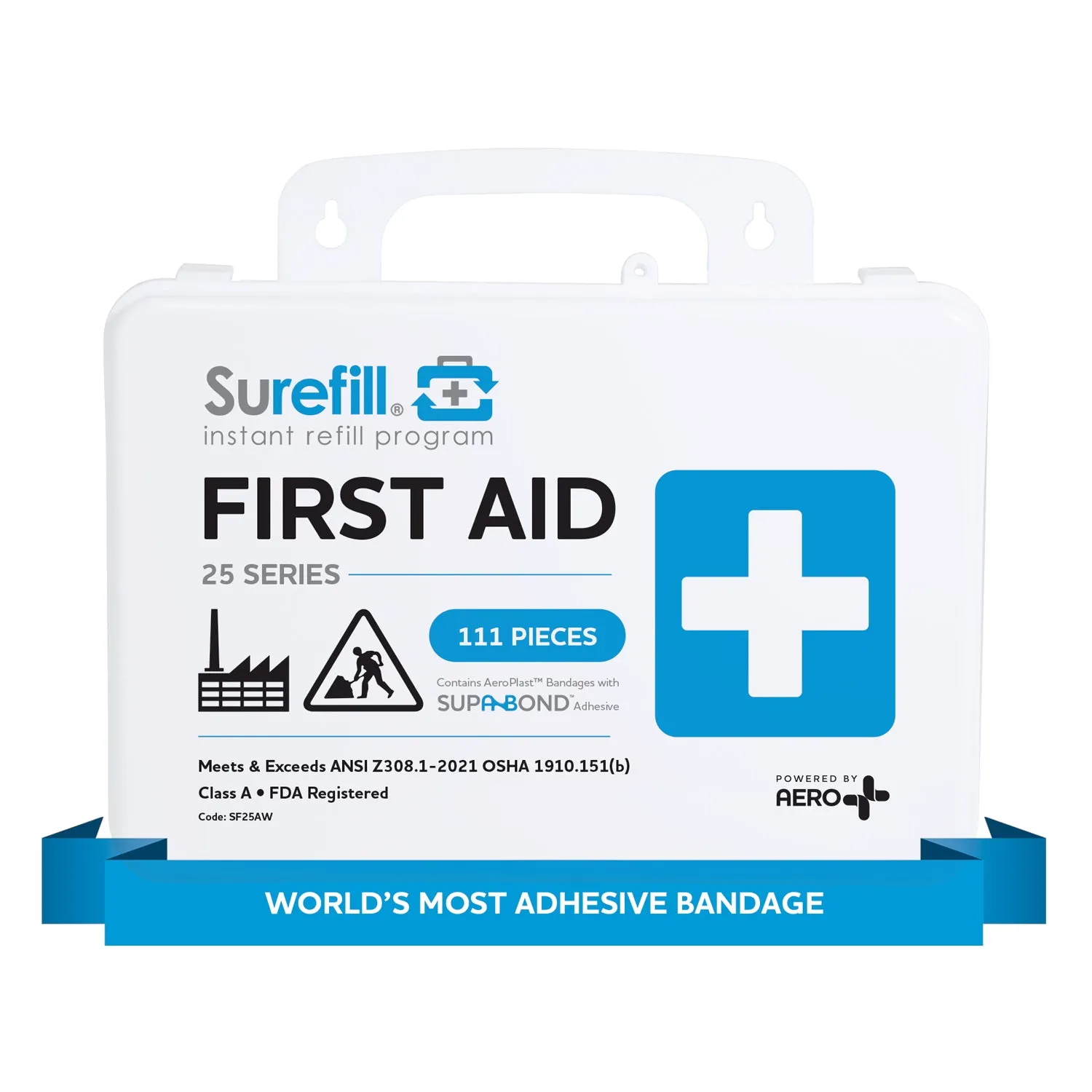 Surefill 25 Series ANSI A First Aid Kit  Weatherproof Case