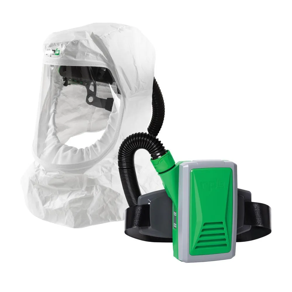 T200 Respirator Hood - PAPR/SAR. Head Harness or Bump Cap. Lightweight Tyvek. NIOSH Certified Protection for Healthcare Workers - RPB