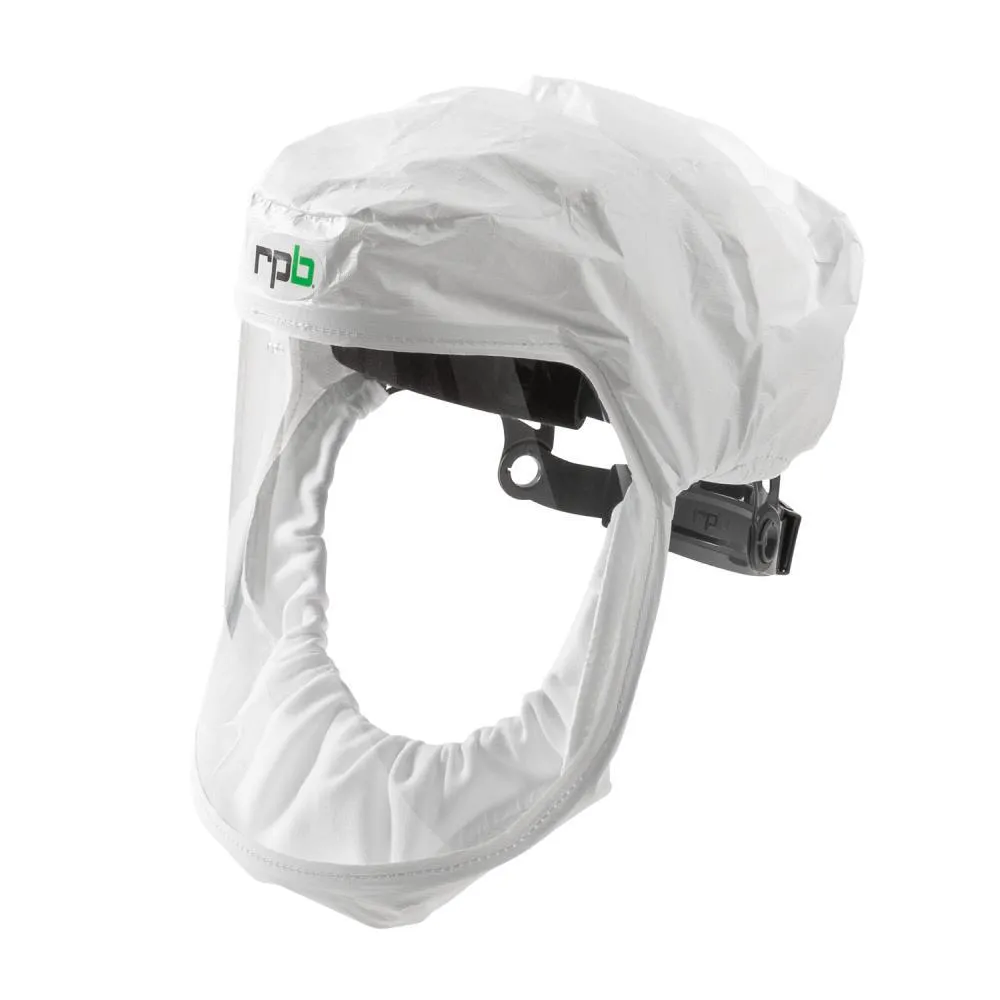 T200 Respirator Hood - PAPR/SAR. Head Harness or Bump Cap. Lightweight Tyvek. NIOSH Certified Protection for Healthcare Workers - RPB