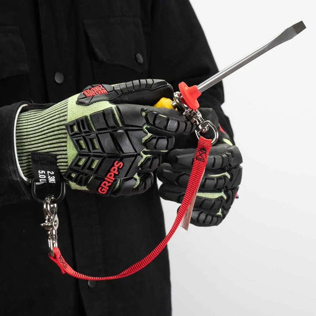 Tool Tether Anchor Eco Impact Glove - C5 - Gripps
