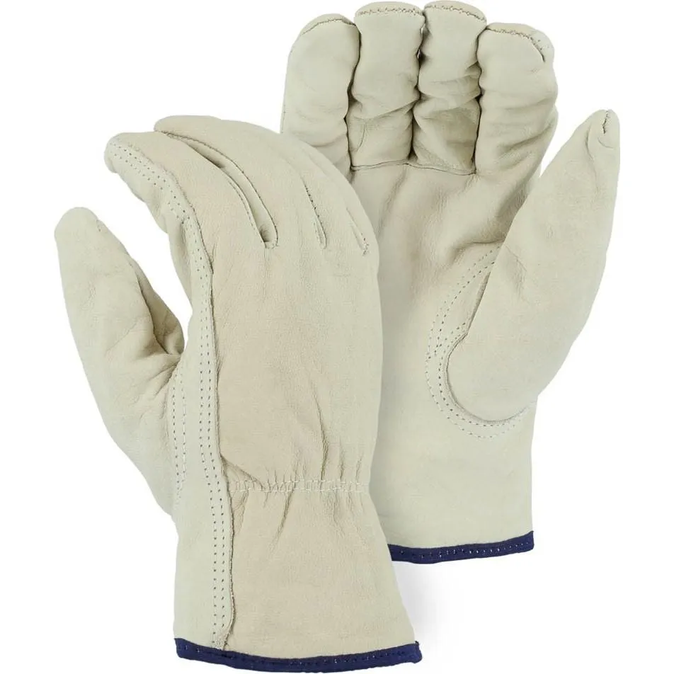 Top Grain Cowhide Winter Drivers Glove. Keystone. Shirred (PK 12 Pairs)