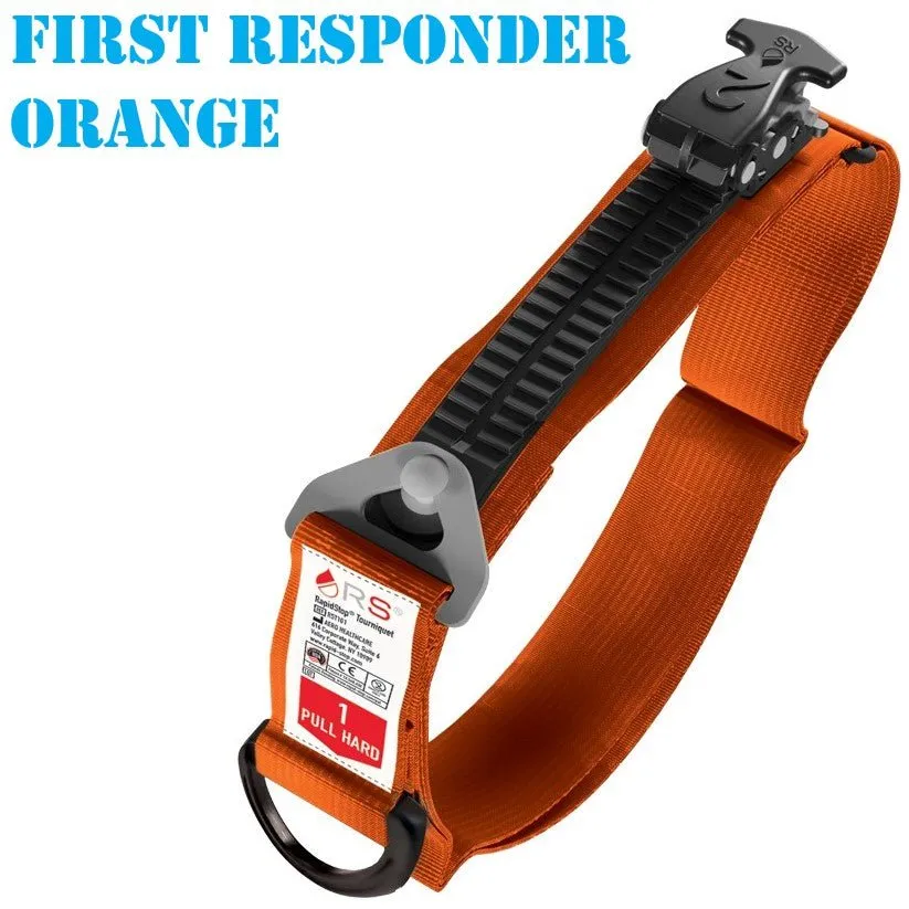 Tourniquet - RapidStop: Fast. Intuitive. One-Hand Self-Applied. Ratcheting First-Response Tourniquet