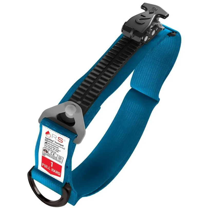 Tourniquet - RapidStop: Fast. Intuitive. One-Hand Self-Applied. Ratcheting First-Response Tourniquet