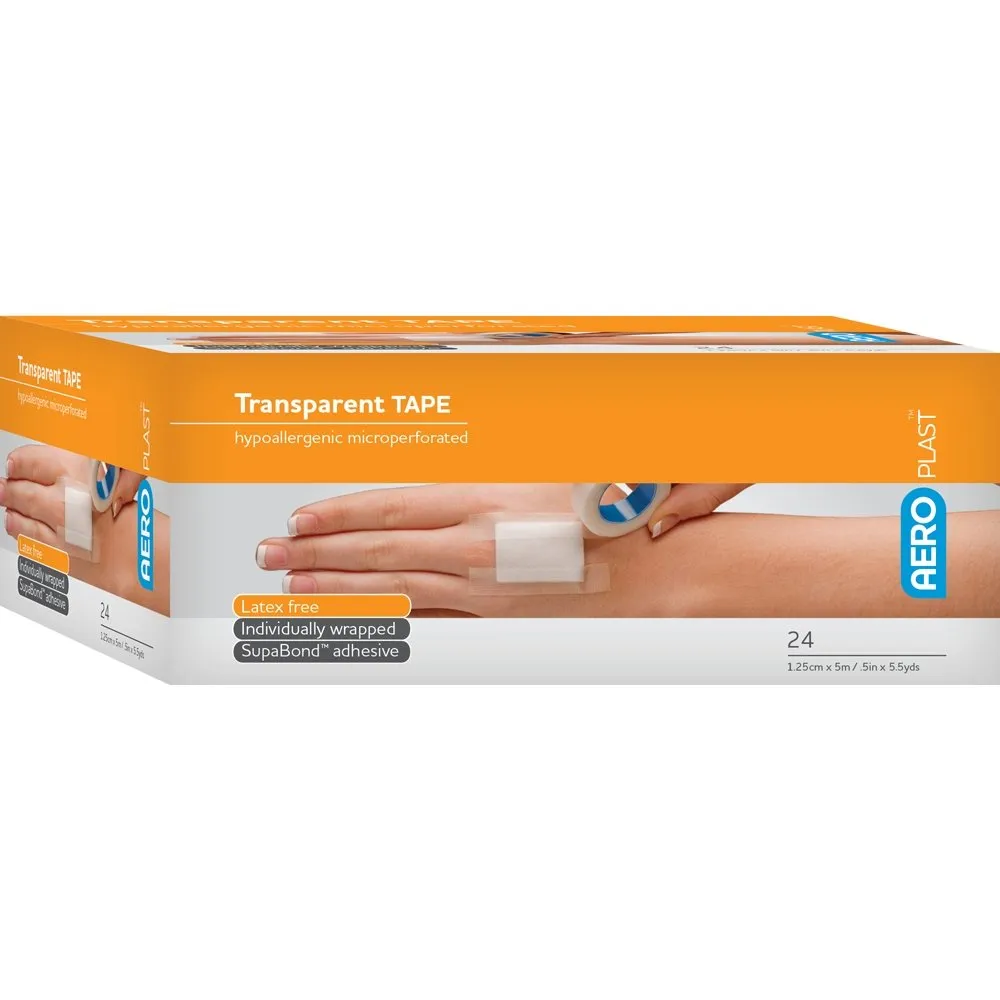 Transparent Plastic Tape - 5.5 Yards - First Aid Kit Refills