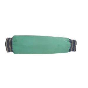 Welding Sleeve - Fire Resistant (FR). 18 Inch. Green Sateen Blend. Elastic Both Ends (PK 10 Sleeves) - National Safety Apparel