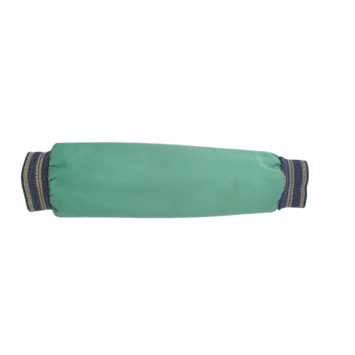 Welding Sleeve - Fire Resistant (FR). 18 Inch. Green Sateen Blend. Elastic Both Ends (PK 10 Sleeves) - National Safety Apparel