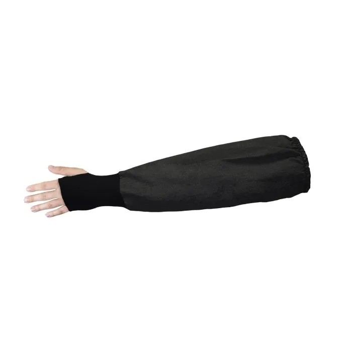 Welding Sleeve - Fire Resistant (FR). 21 Inch OPF Blend. Knit Wrist with Thumb Hole. Elastic Other End
