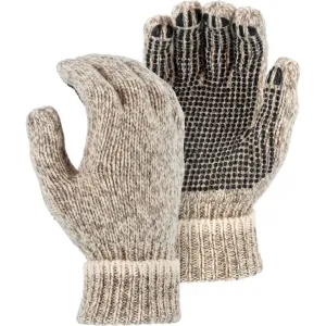 Wool Glove - PVC Dotted. Single-Ply. Full Fingers (12 Pairs)