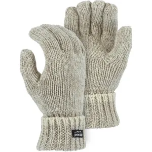 Wool Glove - Single-Ply. Winter Lined. Full Fingers (12 Pairs)