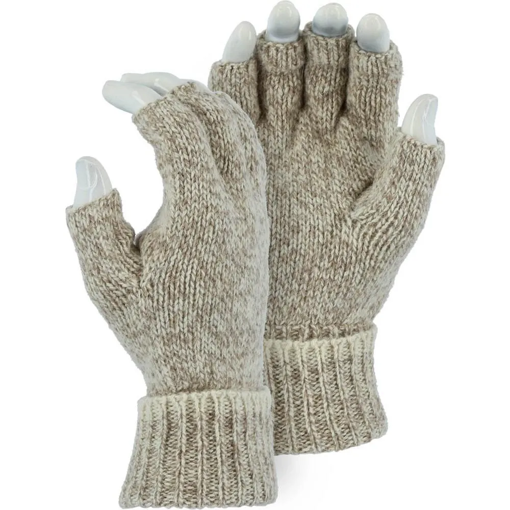 Wool Glove - Two-Ply. Heavyweight. Fingerless (12 Pairs)