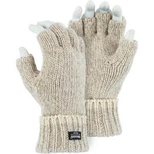 Wool Glove - Two-Ply. Winter Lined. Fingerless (12 Pairs)