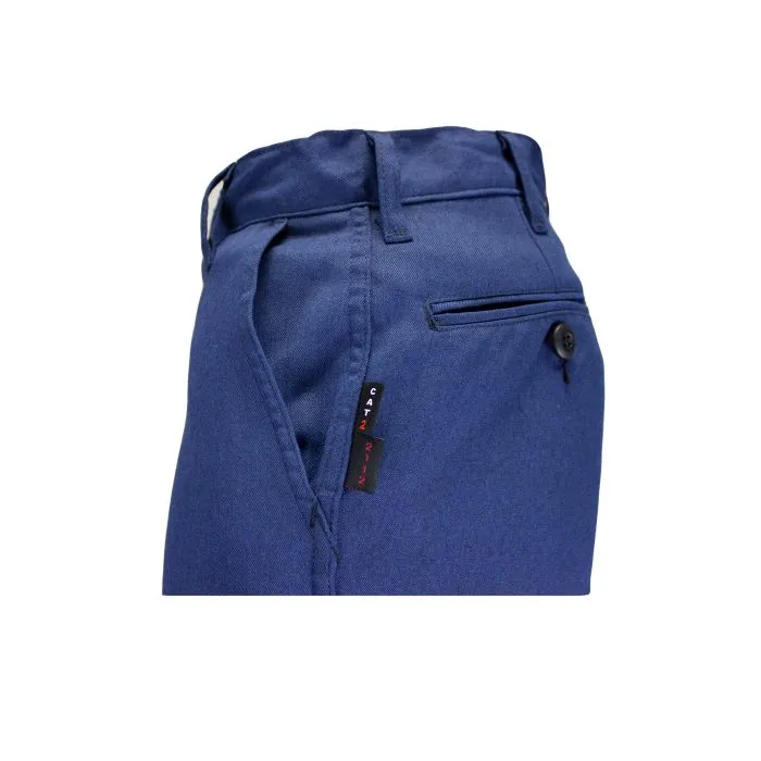 Work Pants - Flash Fire (FR) and Arc Flash Resistant. Front Hip Pockets. Back Slit Pockets. Moisture-Wicking Fabric - National Safety Apparel