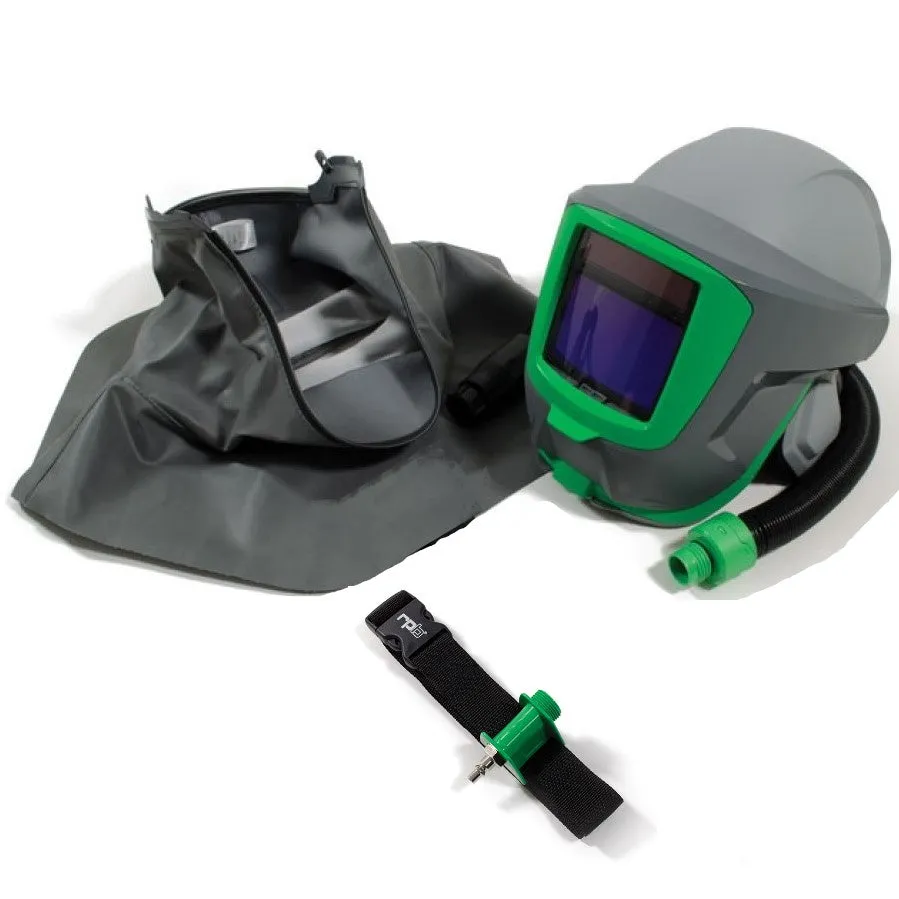 Z-Link Plus Welding Respirator Helmet - PAPR or Supplied Air. Removable ADF. Face Seal or Cape. NIOSH Certified Protection for Welders - RPB Safety